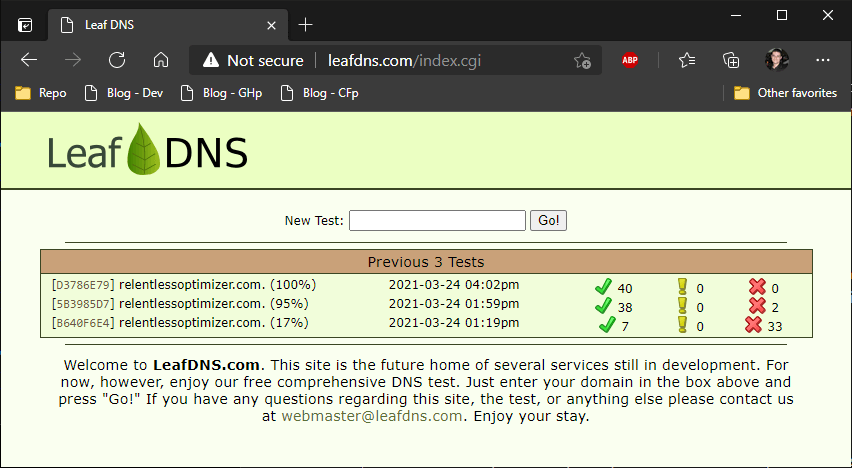 LeafDNS-Tests-Pass