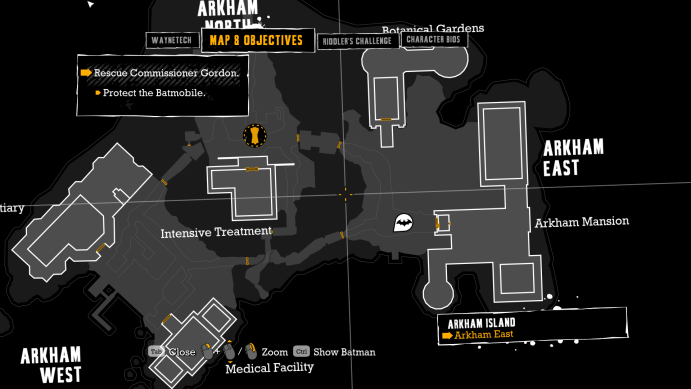 Objectives on Map